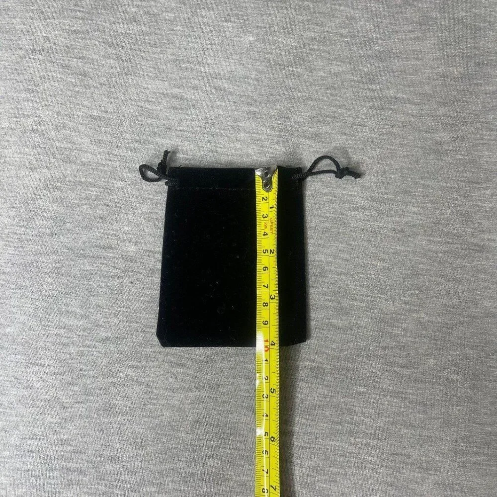 Solid Black Velour Gift Dust Bag 4” x 3.5”